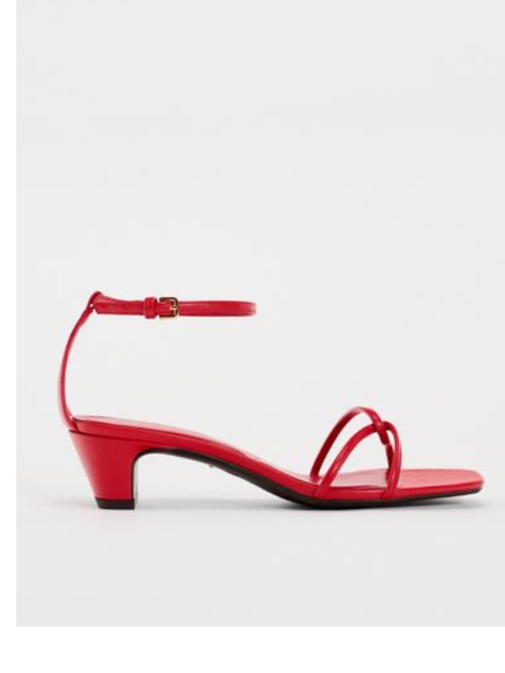 Zara High Heeled Strap Sandals